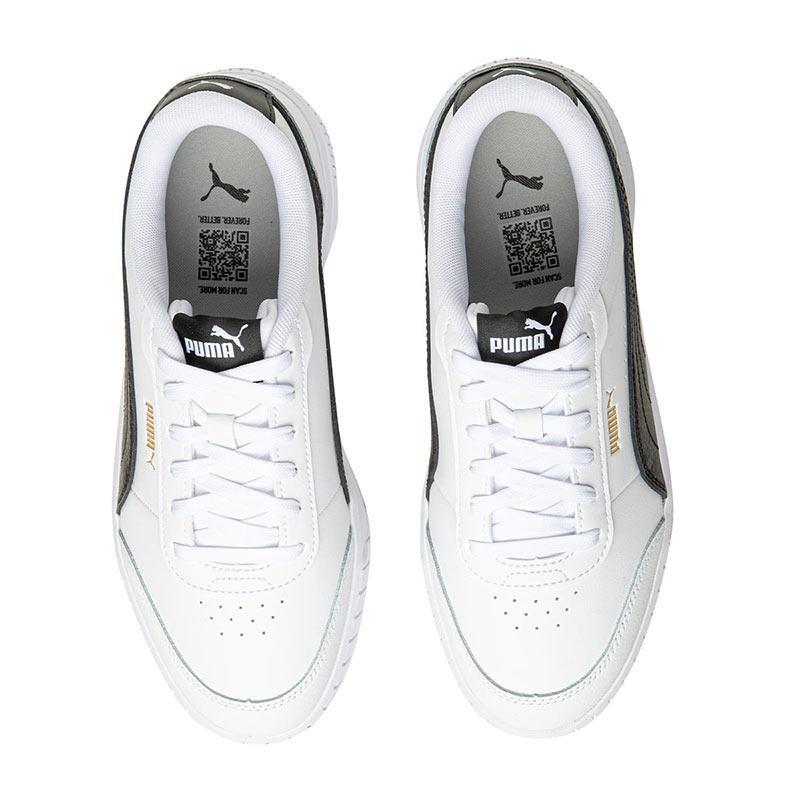 Puma Carina Comfortable Soft Durable Low-Top Sneakers Women Sneakers White 402637-02