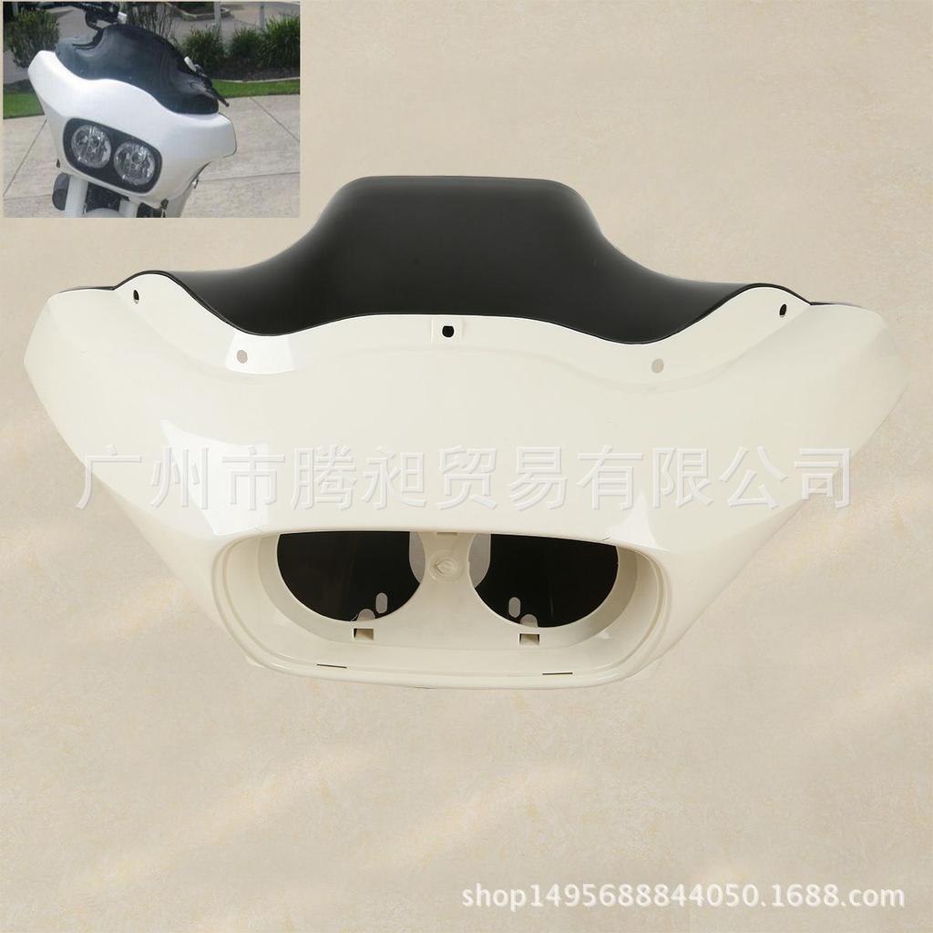 Dual Headlight Fairing Set & Gauge Cover for Harley Street Glide/Road Glide (1998-2013)