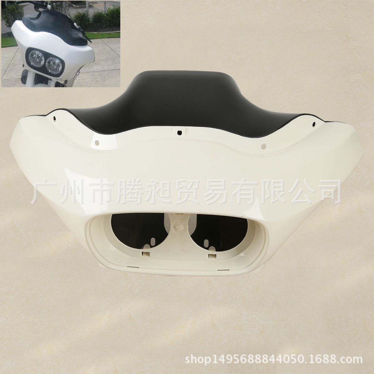 

Комплект обтекателя двойной фары и крышка приборов для Harley Street Glide/Road Glide (1998-2013) ABS Plastic