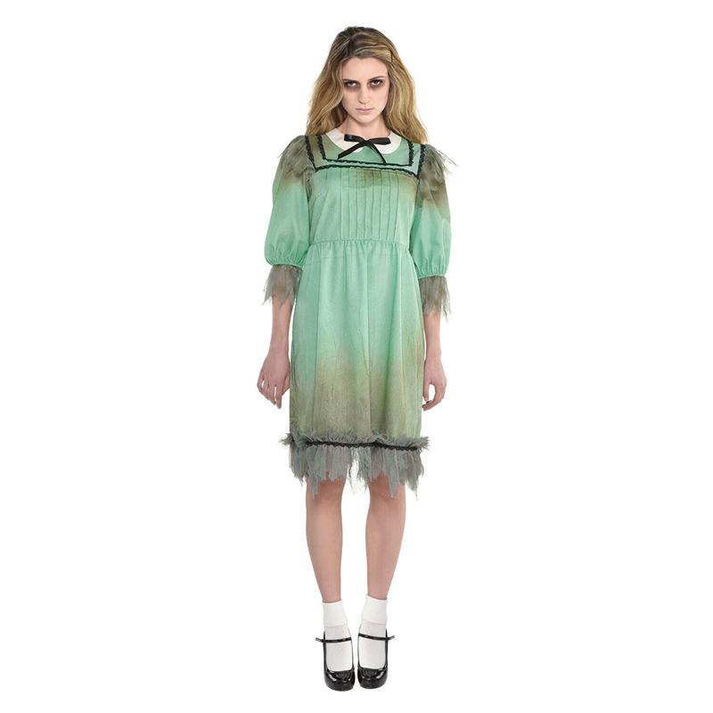 The Shining Twin Girls Cosplay Halloween Costume, Gothic Horror Dress, Movie Character Outfit Set