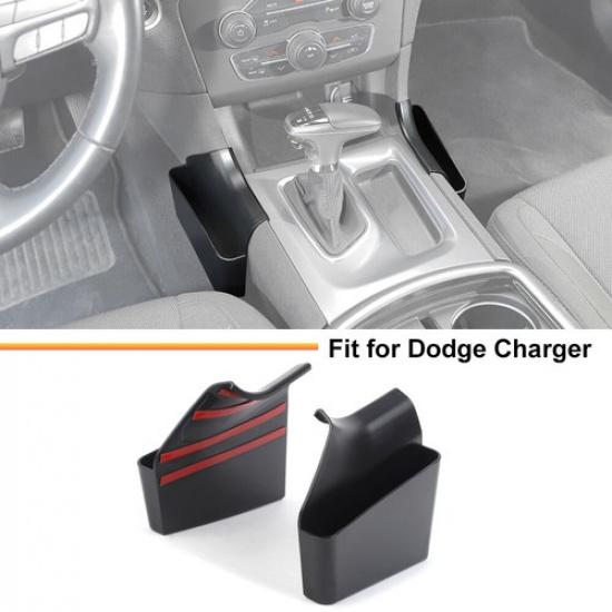 Konsolen-Gangschaltung Seitenaufbewahrungsbox Organizer-Schale für Dodge Charger 15+ Zubehör