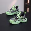 Boys autumn 2025 new children's sports shoes double mesh boys breathable dad shoes medium and large children's non-slip running shoes
