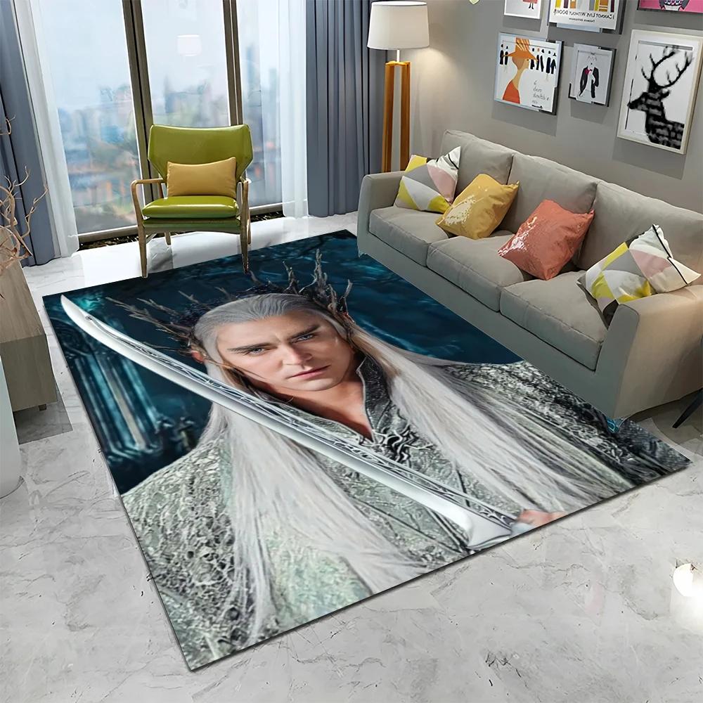 L-Lord of the Rings H-Hobbit HD Carpet Rug for Home Living Room Bedroom Sofa Doormat Decor,kid Play  Area Rug Non-slip Floor Mat