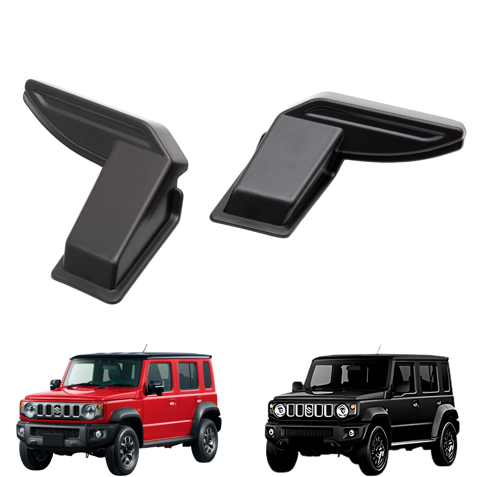 CORSA Jimny Nomad Эксклюзивная Накладка на Заднее Стекло Задняя Дверь Задняя чёрный