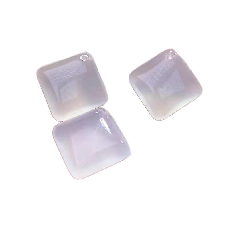 White Chalcedony Cat Pendant and Jade Bracelet Set