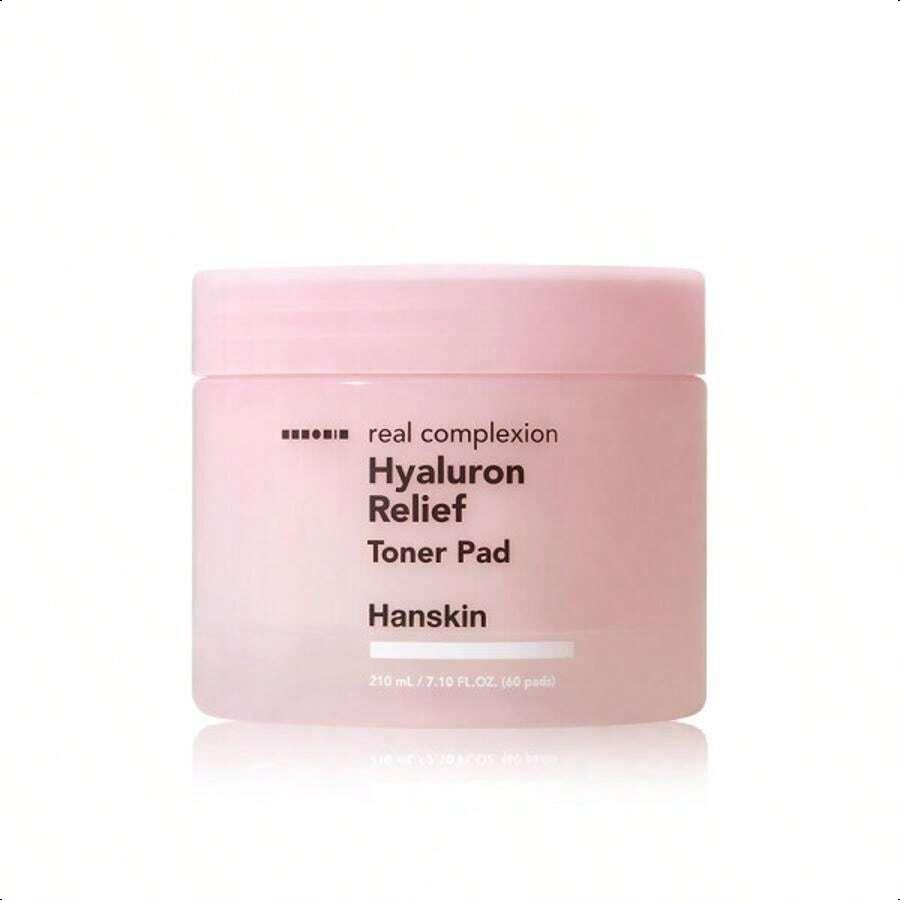 Hanskin Real Complexion Hyaluron Relief Disques Toniques (210ml 60 feuilles) Tampon quotidien