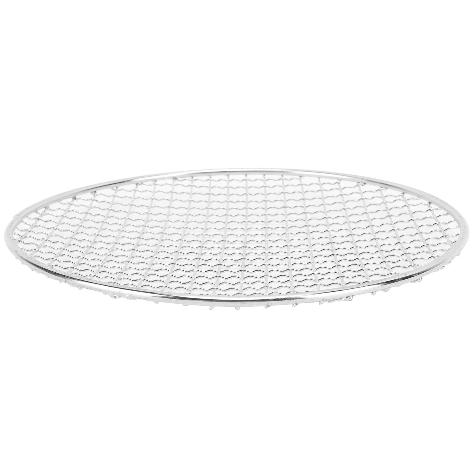 

Круглая решетка для гриля диаметром 25 см из нержавеющей стали, проволока толщиной 1,5 мм, сетка для барбекю, стойка для приготовления пищи L