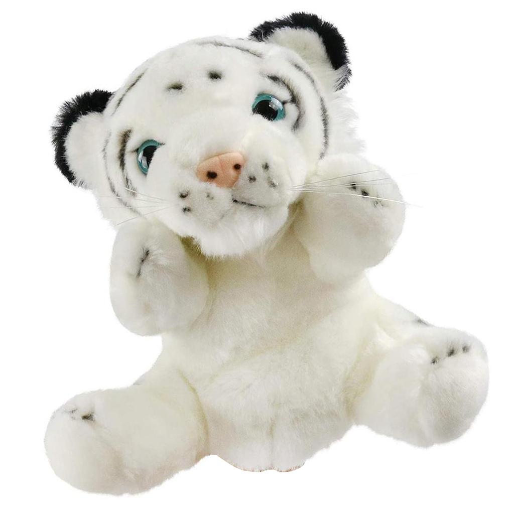 Tiger Hand Puppet Kids Plush Playthings Interesting Stuffed Animals Toys Plush Toy Birthday Gift Story Telling Decoration