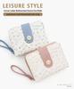 Women's Short Wallet - Cute Kitten Design PU Leather Snap Coin Purse & Clutch