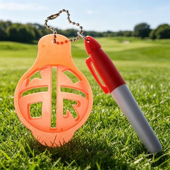 Golf Ball Line Marker Tool With Pen Golf Ball Putting Alignment Marking Tools