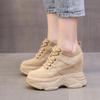 Damen Trendige Dicksohlige Höhenvergrößernde Sneaker - 2025 Frühjahr/Herbst Kollektion