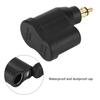 Motorcycle Dual USB Charger Adapter Cigar Lighter Socket For BMW Din Hella Plug