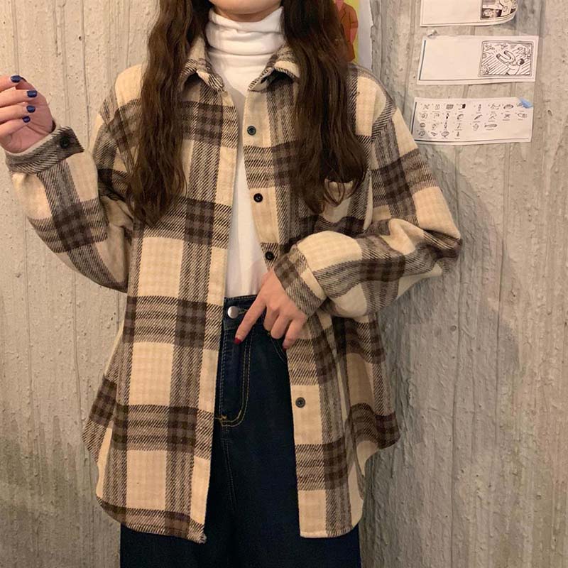 Shirt for Women    Oversize Cotton Loose Blouse Casual Long Sleeve Pullover Soft Loose Shirt Top