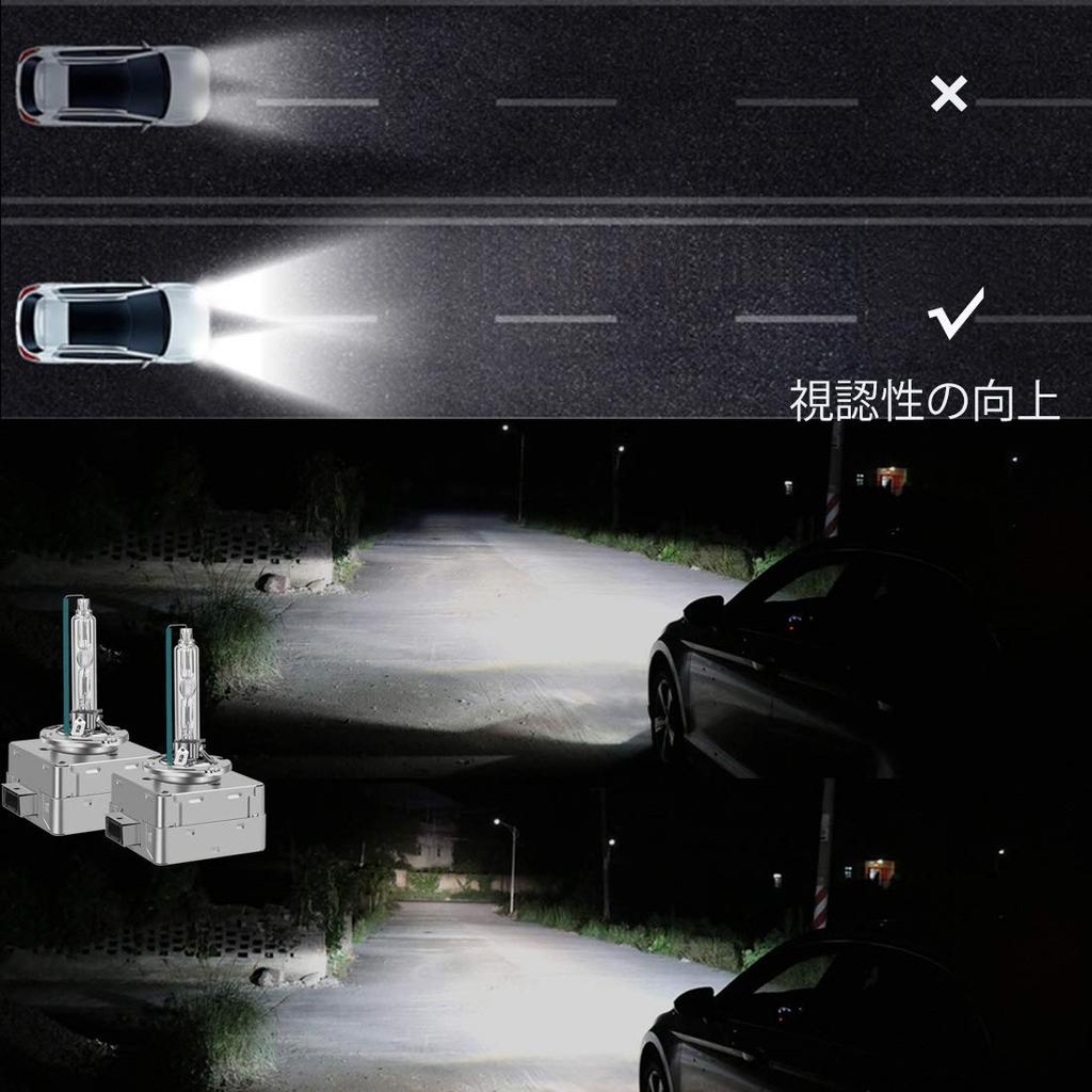 Briteye Car Headlight HID D3S Bulb Genuine Replacement 35W 6500K Compatible with Vehicle