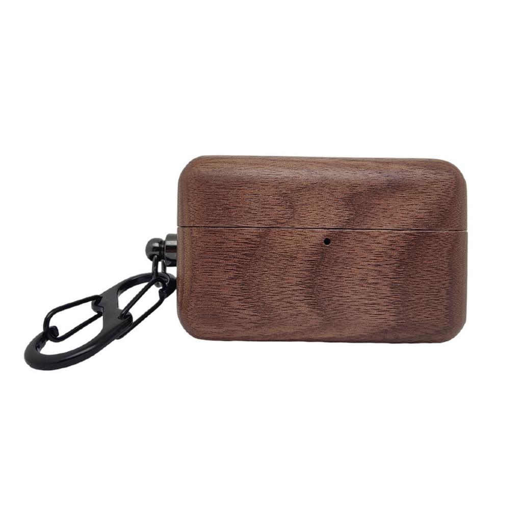 Anti-scratch Cover Sleeve Non-slip Housing for WF-1000XM5 Shell Solid Wood Case