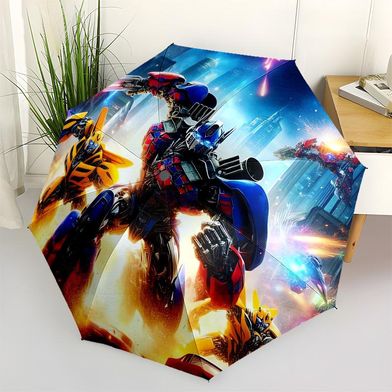 

1pc Transformers: The Last Knight Movie Poster Umbrella with Plastic Handle,Suitable for All Seasons Home Travel Outdoor UmbrellaM952