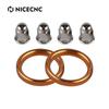 Exhaust Muffler Pipe Gasket Nut For Honda XR200R XR250R XL250R XL500R XR500R Nighthawk Rebel 250 Twinstar Reflex 200 VFR750R
