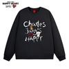 Charles Heart Print Cloud-Soft Unisex Sweatshirt