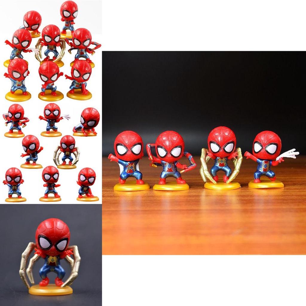 Pvc Spiderman Figures Perfect Cake Ornament For Superhero Fans