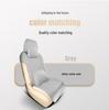Buick GL8 Car Seat Cushion: Semi-Surround Suede Saddle Pad
