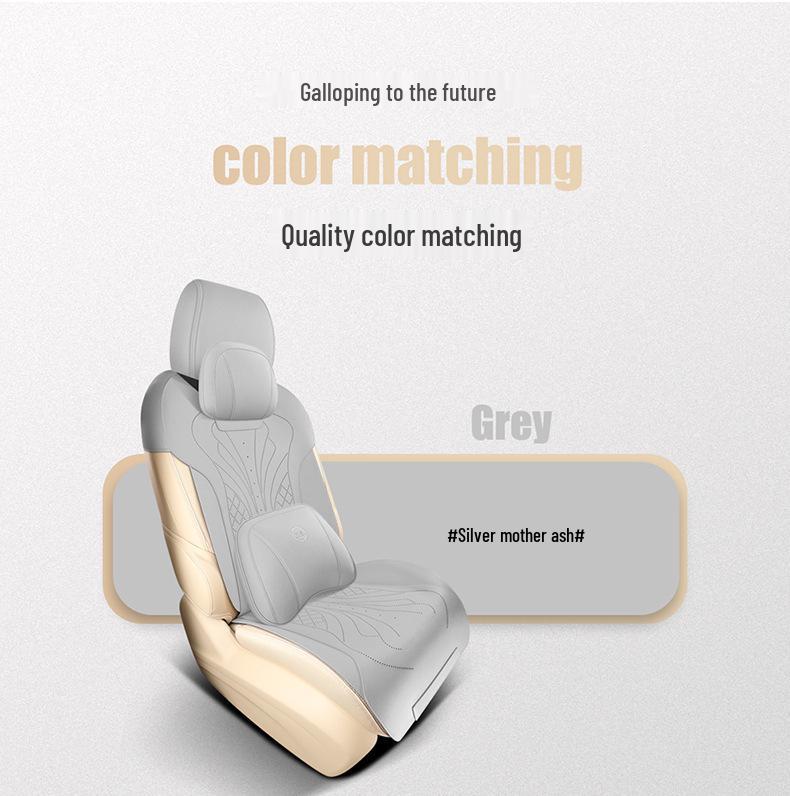 Buick GL8 Car Seat Cushion: Semi-Surround Suede Saddle Pad