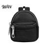 Small Zipper Pouch Mini Backpack Coin Purse, Scratch Resistant Zippered Compartment Doll Accessory Keychain Bag, Waterproof Oxford Cloth Earphone Case
