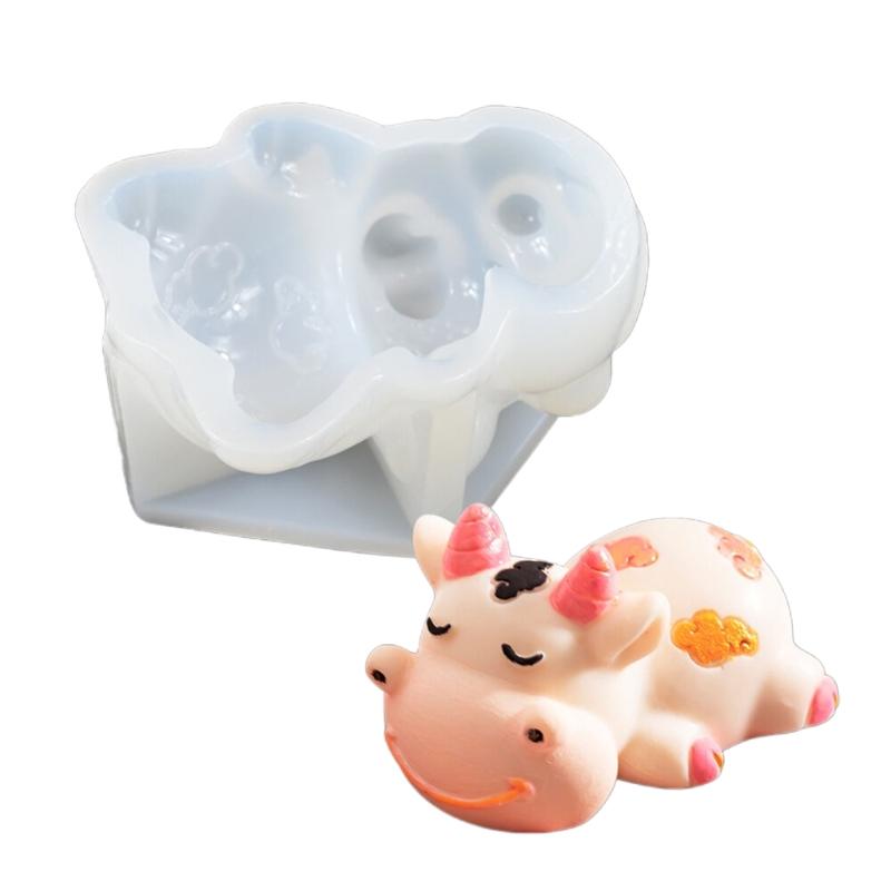 Milk Jelly Silicone Mold Animal Shape Gelatin Dessert Mold Mousse Cake Decorations Mould for Bakings Enthusiasts