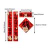 Set of Stickers with Couplets of the Chinese Spring Festival 2026, Welcome Sign,