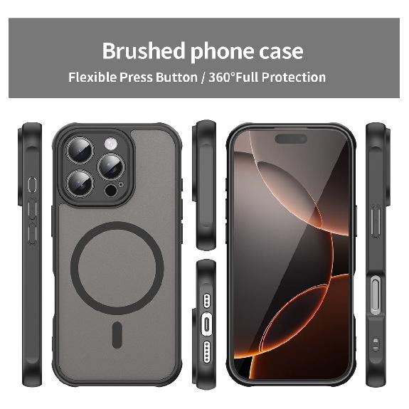 iPhone 13 Pro Max Phone Case,strong Magnetic Shockproof Bumper Hybrid Cover For iPhone 13 Pro Max
