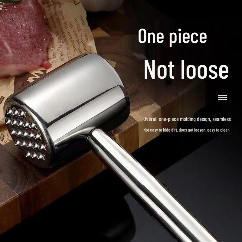304 Food Grade Stainless Steel Meat Tenderizer Hammer