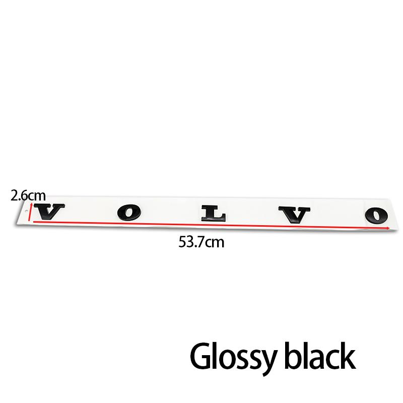 Car ABS 3D Letter Sticker VOLVO Trunk Logo Sticker For Volvo XC60 XC90 S60 S80 S60L V40 V60 T5 T6 AWD Car Styling Accessories