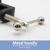 Aluminum Alloy Microphone Stand Table Mount Clamp With Stable Base For Easy Positioning Heavy Duty C Clamp Mount