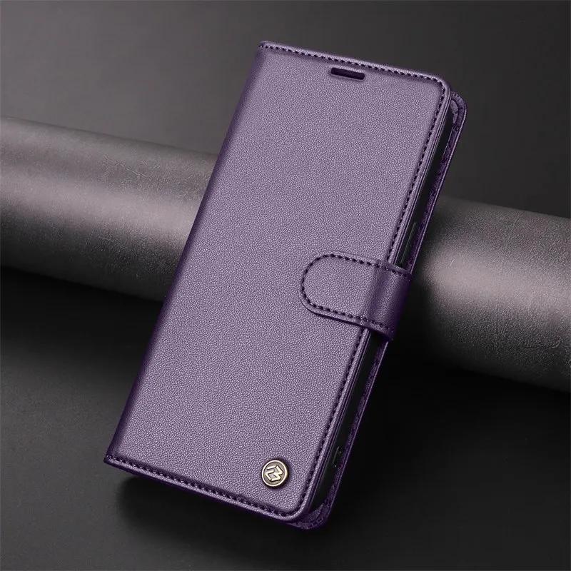 Magnetic Flip PU Leather Case For iPhone 17 16 Pro Air 16E 15 14 13 12 11 Pro Max XR XS Plus 7 8 SE Wallet Card Cover Coque