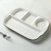 BJ Ceramic 5-Section Rectangular Dining Tray