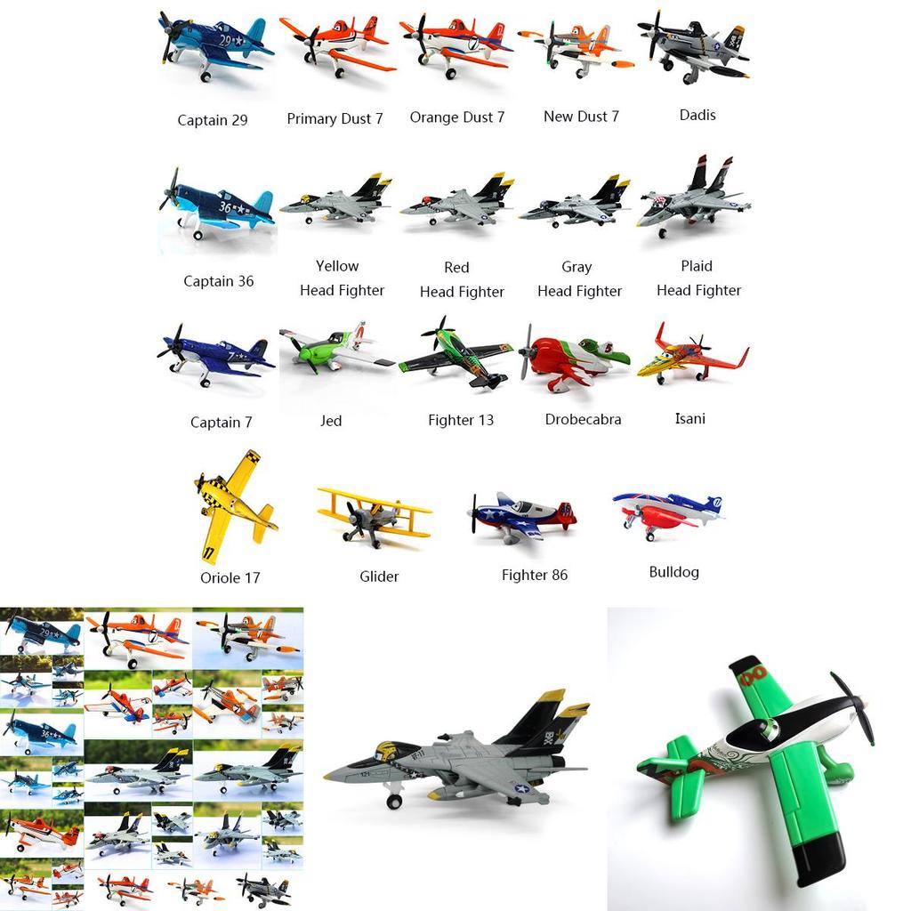 Delightful 19 Styles Planes Diecast Metal Model Dusty Airplane For Kids Gift Toy