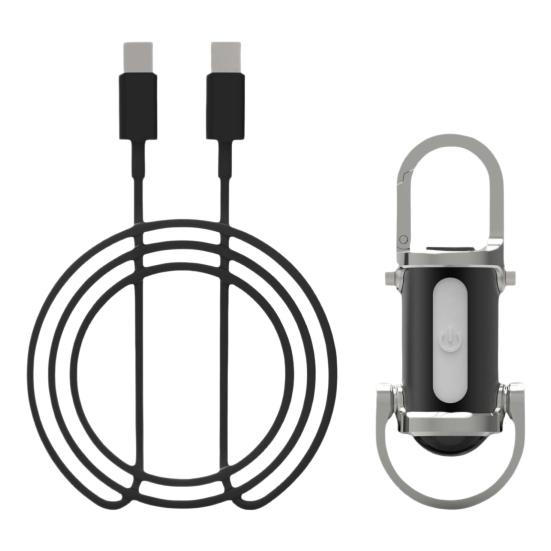 Rechargeable LED Flashlight High Brightness 3 Lighting Modes Waterproof Compact Portable Keychain Flashlight Mini Torch