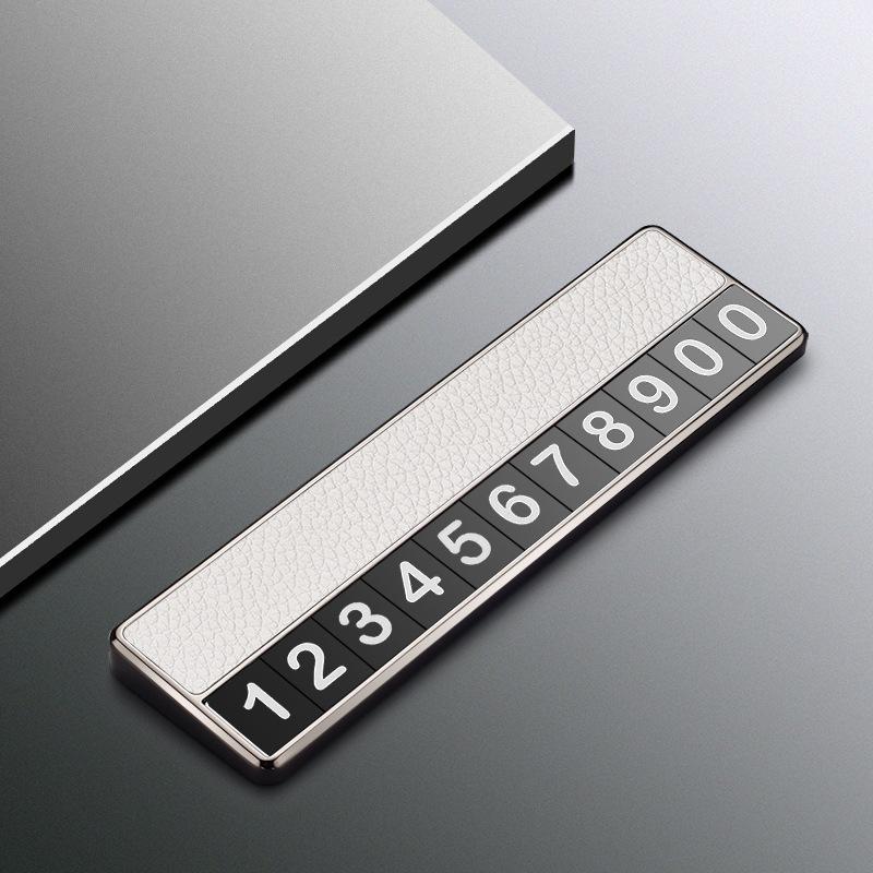 Tesla Model Y/X/S Temporary Phone Number Parking Plate