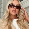 New Vintage Oval Sunglasses Women New Trendy Style Shades Fashion Luxury Brand Designer Glasses Uv400 Protection Eyewear