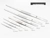 304 Stainless Steel Multifunctional Tweezers: Thickened Straight & Round Head, Bent Tip, Ideal for Aquatic Plants and Succulents.