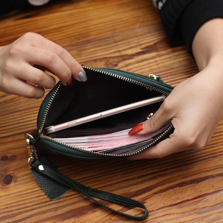 Women's Honeybee Shell-Shaped Long Clutch Wallet