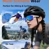 AI Smart Glasses with 800W Camera & Anti-Shake for Outdoor Cycling