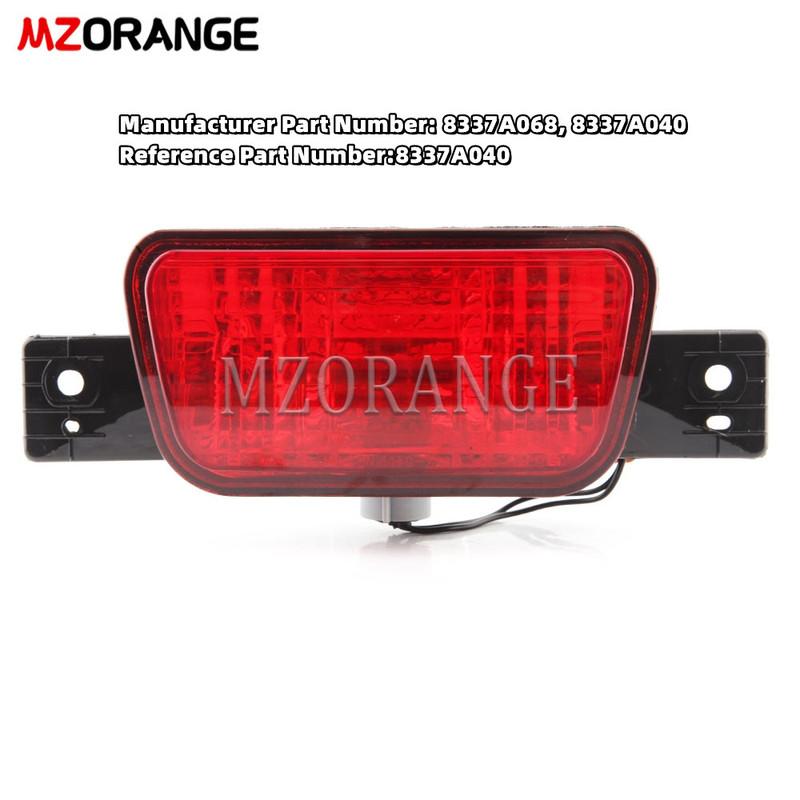 Rear Spare Tire Lamps Tail Bumper Light for Mitsubishi Pajero Montero 2007-2020 8337A068 Brake Stop Car Accessories