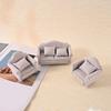 Handmade Miniature Sofa Model Figure 1/12 Dollhouses Decorative Accessories Detailed Wooden Furniture for Craft Project
