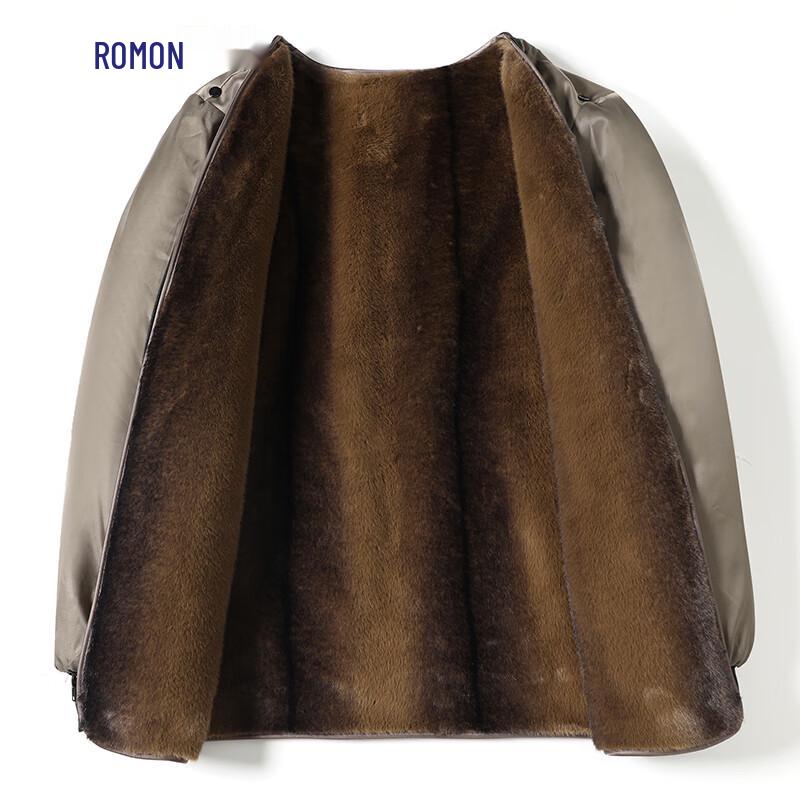 ROMON Men's 3-in-1 Detachable Hooded Winter Parka