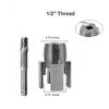 3-in-1 PVC Pipe Threader, Electric Drill Mounted Thread Cutting Tool, 1/2" 3/4" 1", Suitable for Diverse Tubing Types