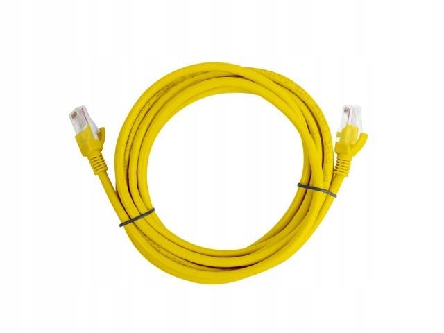 Patchcord Lanberg UTP Kat.5e 3m Żółty