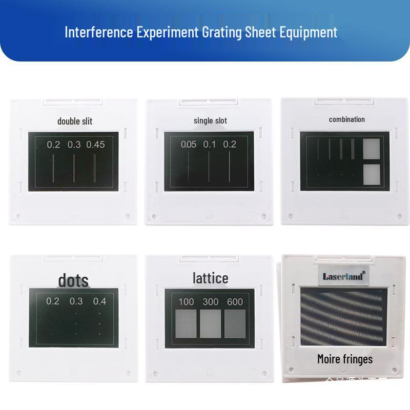 Young's Double-Slit Interference Experiment Lens & Diaphragm