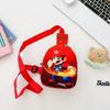 Cartoon Super Mario Bros Pattern Kids Single Shoulder Crossbody Chest Bag Gift
