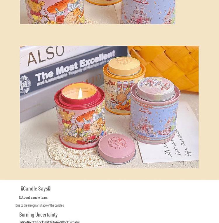 Mori Style Scented Soy Candles Gift Box - Long-Lasting Fragrance for Girls' Birthdays and High-End Bedroom Decor