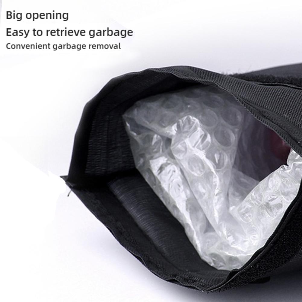 Car Storage Bags Seat Back Trash Hanging Litter Bag Container Cloth Oxford Rubbish Aste Storage Tools Cleaning Car Garbage V6K4